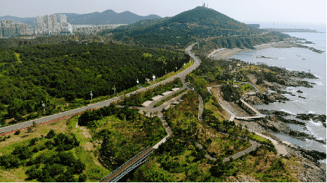 青島西海岸藍色海灣工程